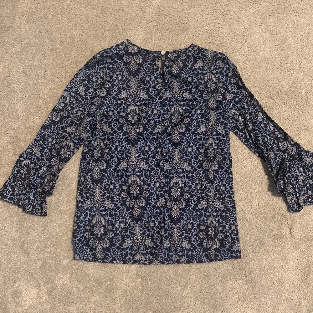 J Crew Patterned Blouse - image 6